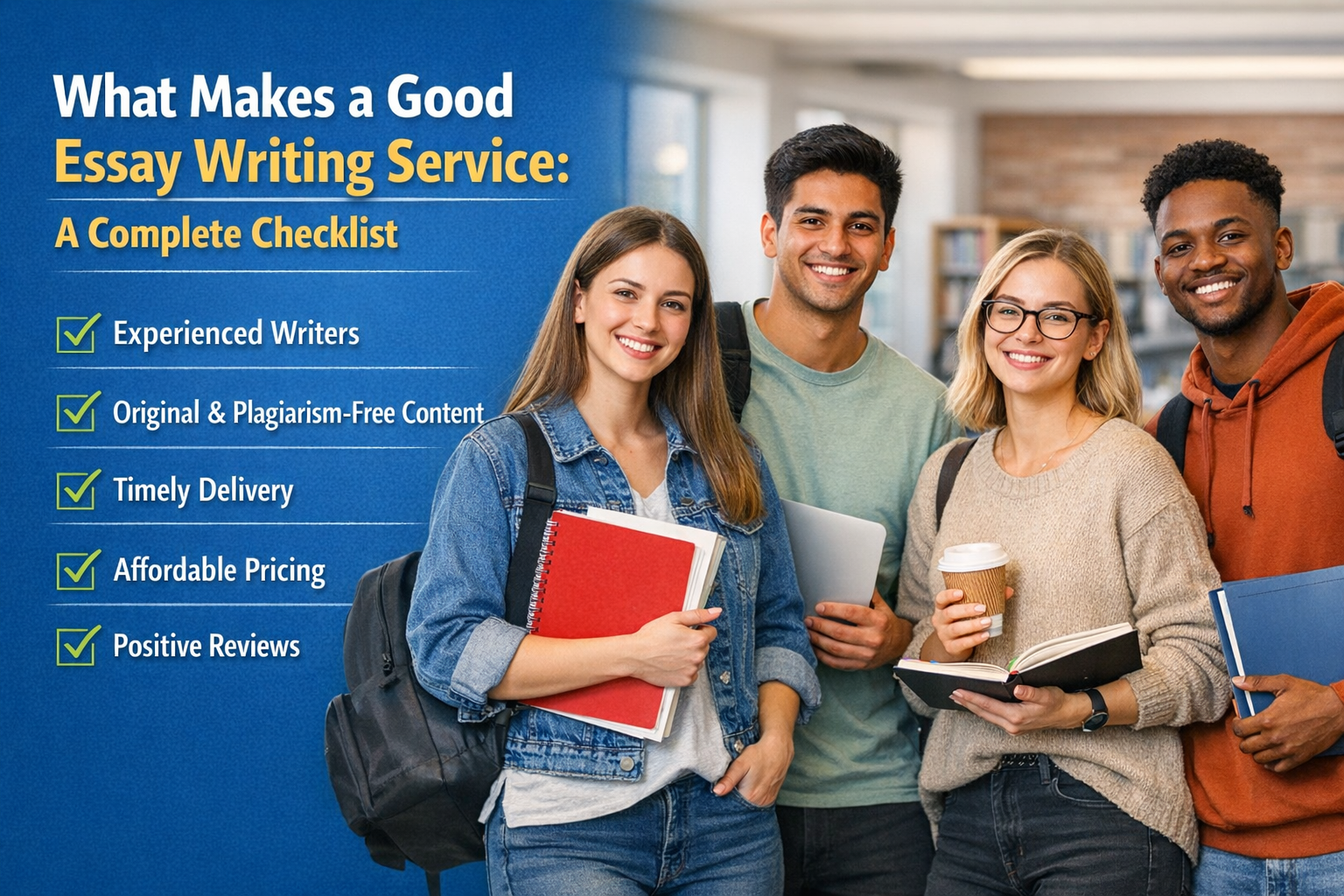 What Makes a Good Essay Writing Service: A Complete Checklist
